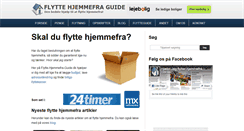 Desktop Screenshot of flytte-hjemmefra-guide.dk